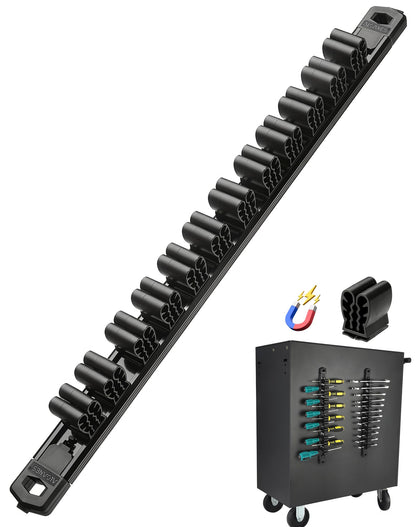 Magnetic Screwdriver Organizer 12 (Black)