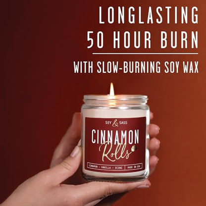 Cinnamon Candle (Cinnamon Rolls - Red)