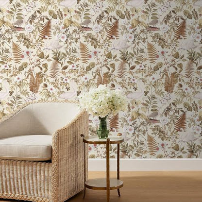 Wallpaper Peel and Stick Removable Renter Friendly Contact Paper Flower wall murals for Home Decor
