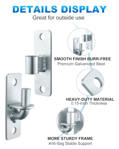 Wall Mount Gate Hinges 2Set