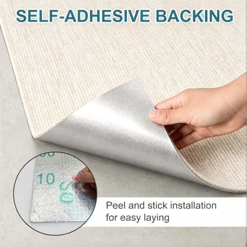 Emaraxy Peel and Stick Carpet Tiles 12x12 Inch