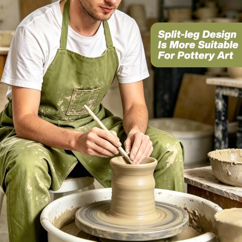 Pottery Apron Split Leg