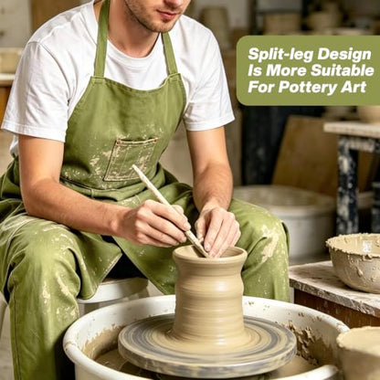 Pottery Apron Split Leg