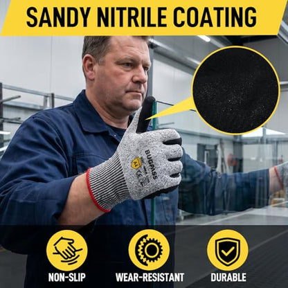 12 pairs ANSI A4 curt resistant gloves