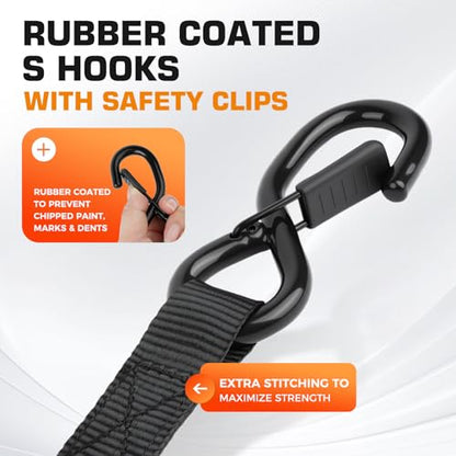 Retractable Ratchet Straps