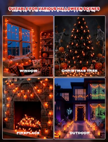 Halloween Flame String Lights Collection