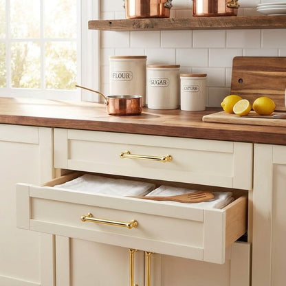 5 Pack 3 Inch Solid Handles Real Unlacquered Brass Cabinet Pulls (Unlacquered Brass / 3 Inch)