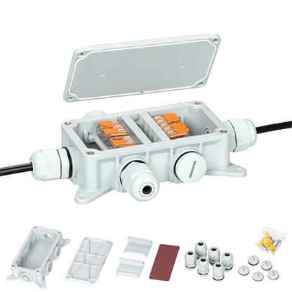 IP65 Waterproof Junction Box for WAGO 221 Lever Nuts