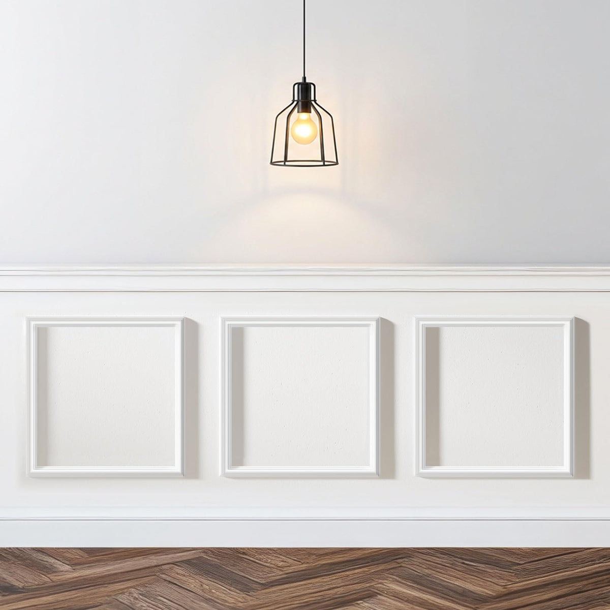 3 Set Pre Cut Accent Wall Molding Kit Wainscoting Panels (16X16 in)