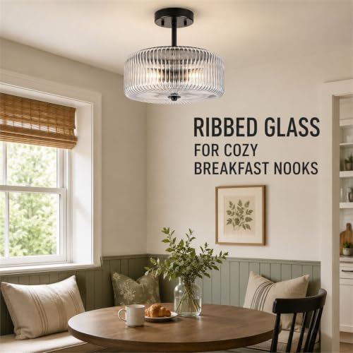Milk Glass Ceiling Light