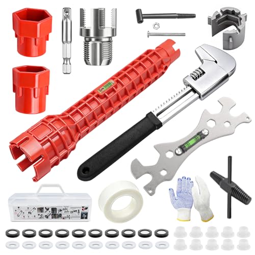 Plumbing Tool and Faucet Wrench Set