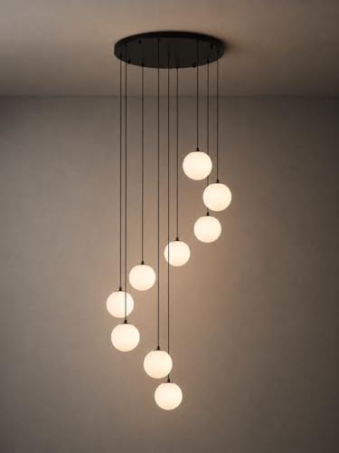 Modern Ball High Ceiling Chandelier