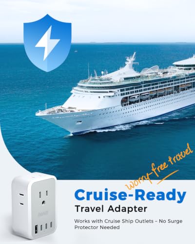 1 Pack 45W European Plug Adapter