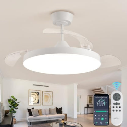 42 Inch Retractable Ceiling Fan