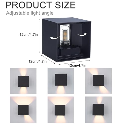 2 Pack LED Wall Sconces