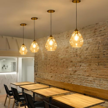 Glass Pendant Lights Kitchen Island