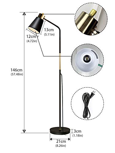 Floor Lamp Industrial Floor Lamps for Living Rooms & Bedrooms