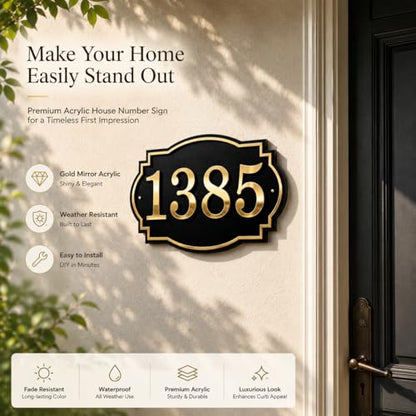 Acrylic Address Numbers Kit