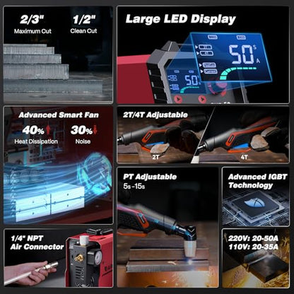 Plasma Cutter with LED Display