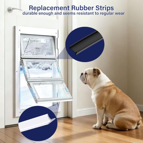 Dog Door Replacement Rubber Strip Compatible with pet Door