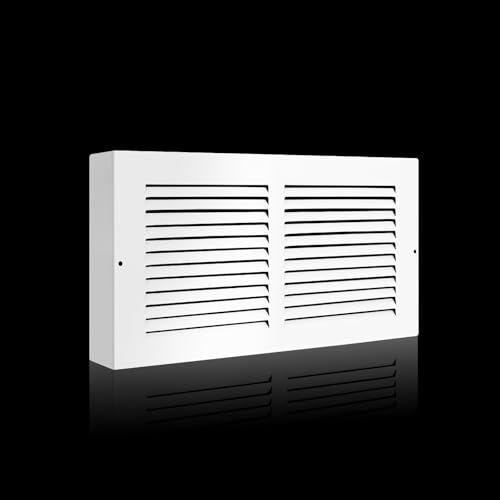 12x6 Baseboard Return Air Grille for 12"Wx6"H Duct Opening (12"WX6"H-Duct Opening)