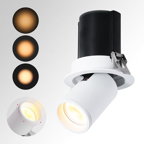 3CCT Gimbal Recessed Lights with J