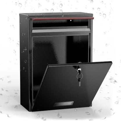 Wall Mounted Locking Mailbox for Outside