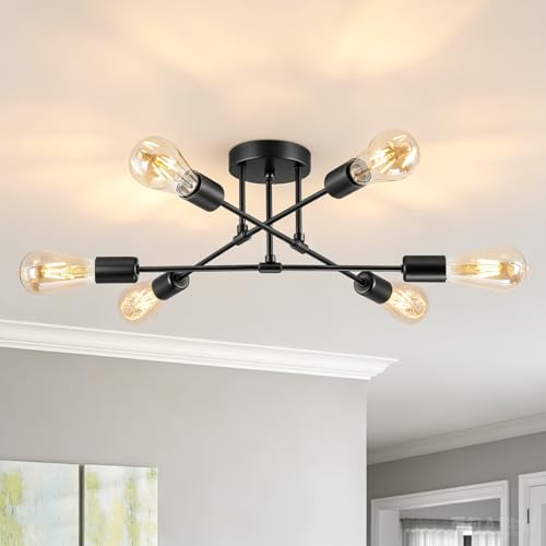 6 Lights Sputnik Chandelier