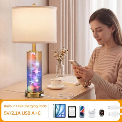 Modern Bedside Table Lamps with Color
