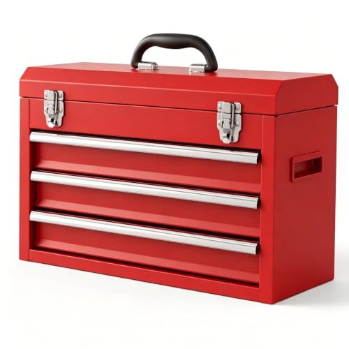 3 Drawer Metal Tool Box