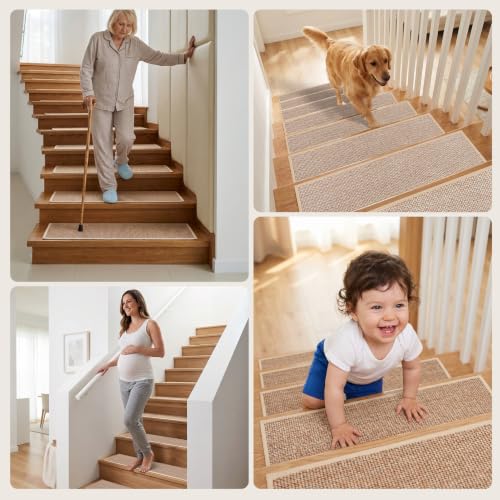 Stair Treads Non Slip for Wooden Steps