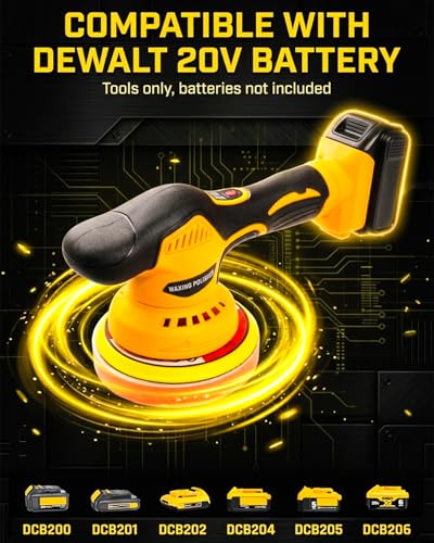Cordless Buffer Polisher Compatible with DeWALT 20V