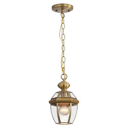 Solid Brass Outdoor Pendant Light Fixture