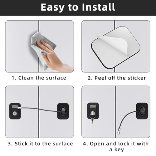 Refrigerator Lock 2 Packs