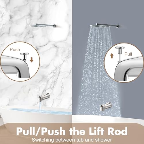 Universal Bathtub Tub Spout with Diverter