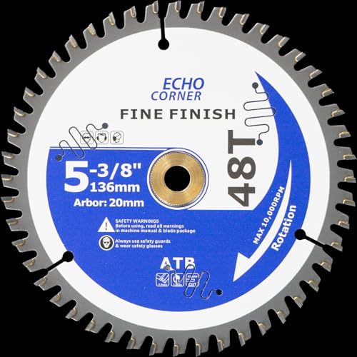 5-3/8" (20mm Arbor) Metal Cutting Circular Saw Blade