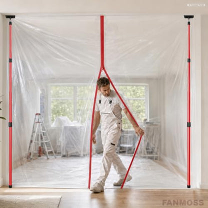 Dust Barrier Poles Kit