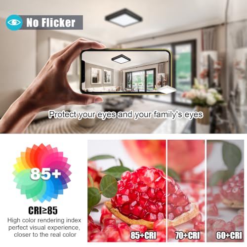 Square Modern Led Ceiling Light Fixture
