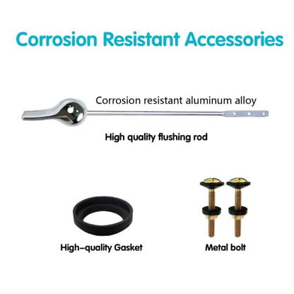 Complete Toilet Tank Flapper Replacement Kit With Chain