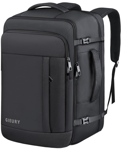 55L Carry On Backpack (Black / 3X-Large(22"x14"x10"))
