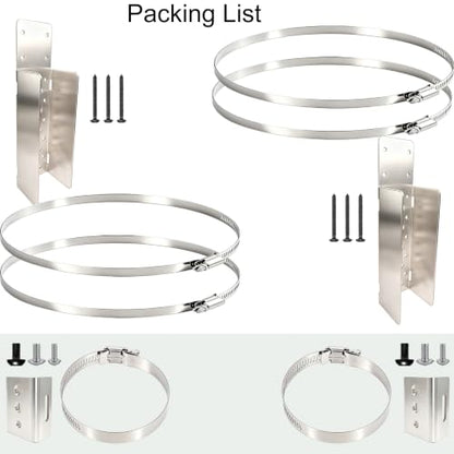 Heavy Duty 1.2mm Stainless Steel Expansion Tank Bracket & Camera Mount Kit
