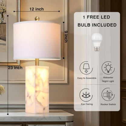 Alabaster Table Lamp
