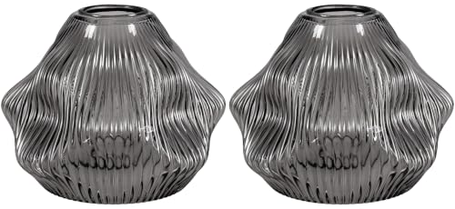 Spiral Stripes Glass Lamp Shade Small Art Blown Pendant Light Shades