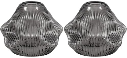 Spiral Stripes Glass Lamp Shade Small Art Blown Pendant Light Shades