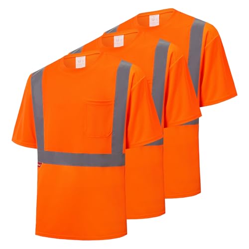 Hi Vis Short Sleeve Safety Shirts