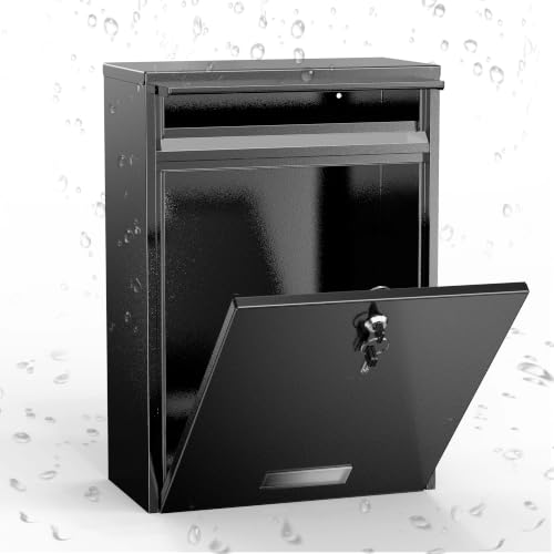 Wall Mounted Locking Mailbox for Outside