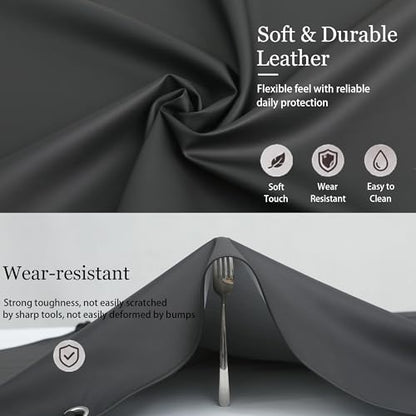 Thickened Rubber Waterproof Apron Adjustable Cross Type Chemical Resistant Heavy
