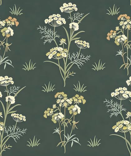 Vintage Floral Peel and Stick Wallpaper Botanical Contact Paper