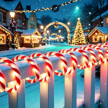 Christmas Candy Cane Lights Outdoor