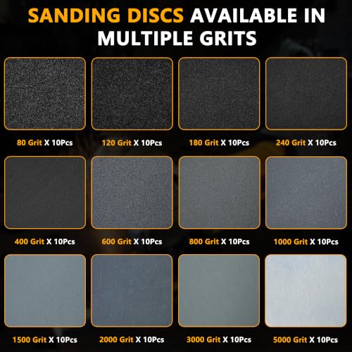 3 inch Wet Dry Sanding Discs Hook and Loop Set